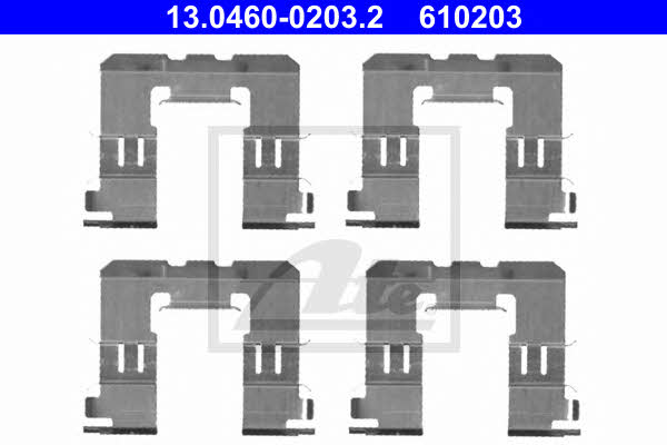 Ate 13.0460-0203.2 Mounting kit brake pads 13046002032: Buy near me in Poland at 2407.PL - Good price!