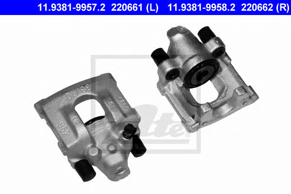 Ate 11.9381-9958.2 Brake caliper rear right 11938199582: Buy near me in Poland at 2407.PL - Good price!