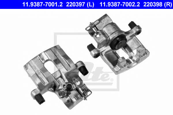 Ate 11.9387-7002.2 Brake caliper rear right 11938770022: Buy near me in Poland at 2407.PL - Good price!