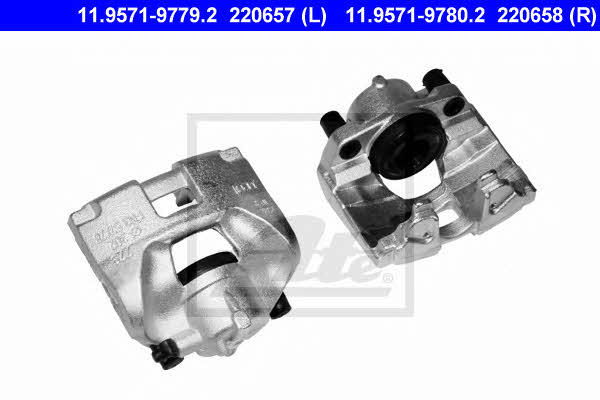 Ate 11.9571-9780.2 Brake caliper front right 11957197802: Buy near me in Poland at 2407.PL - Good price!