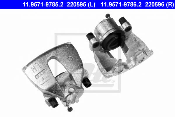 Ate 11.9571-9786.2 Brake caliper front right 11957197862: Buy near me in Poland at 2407.PL - Good price!