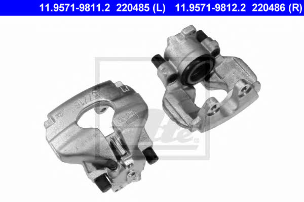 Ate 11.9571-9812.2 Brake caliper front right 11957198122: Buy near me in Poland at 2407.PL - Good price!