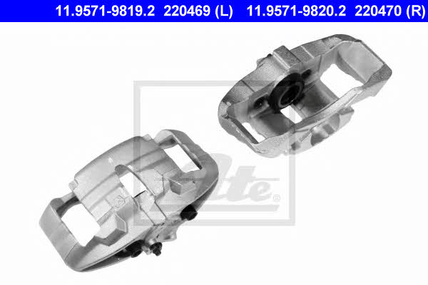 Ate 11.9571-9820.2 Brake caliper front right 11957198202: Buy near me in Poland at 2407.PL - Good price!