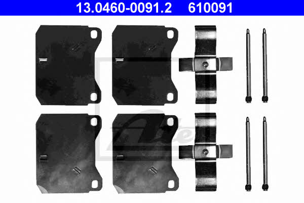 Ate 13.0460-0091.2 Mounting kit brake pads 13046000912: Buy near me in Poland at 2407.PL - Good price!