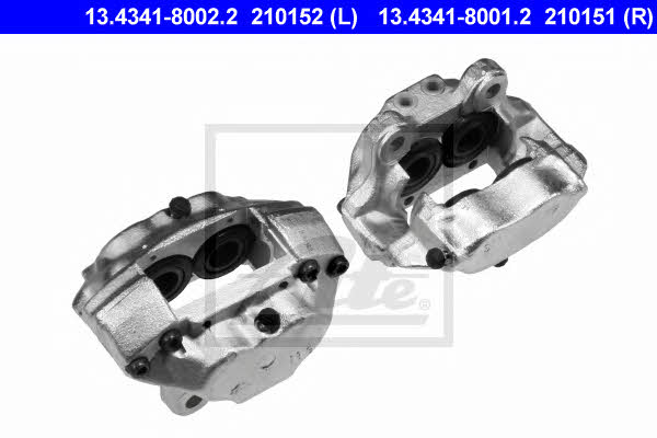 Ate 13.4341-8001.2 Brake caliper front right 13434180012: Buy near me in Poland at 2407.PL - Good price!