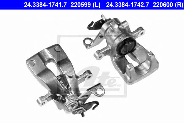 Ate 24.3384-1741.7 Brake caliper rear left 24338417417: Buy near me in Poland at 2407.PL - Good price!