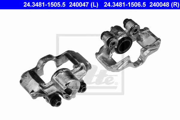 Ate 24.3481-1506.5 Brake caliper front right 24348115065: Buy near me in Poland at 2407.PL - Good price!