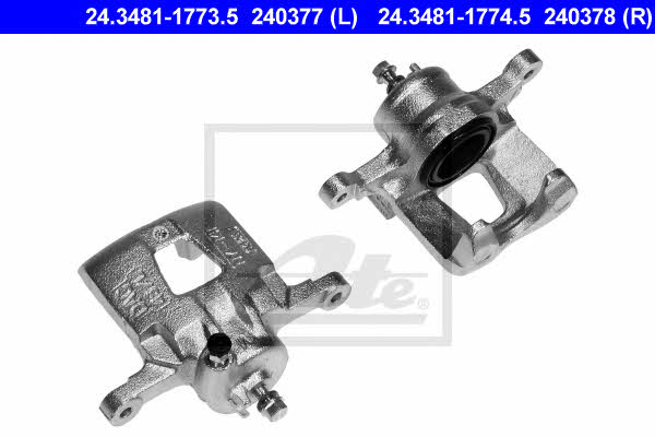 Ate 24.3481-1774.5 Brake caliper front right 24348117745: Buy near me in Poland at 2407.PL - Good price!