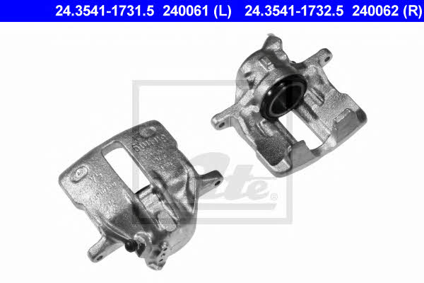Ate 24.3541-1732.5 Brake caliper front right 24354117325: Buy near me in Poland at 2407.PL - Good price!