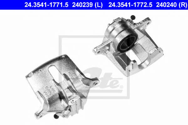 Ate 24.3541-1771.5 Brake caliper front left 24354117715: Buy near me at 2407.PL in Poland at an Affordable price!