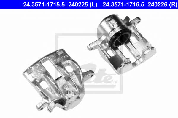 Ate 24.3571-1715.5 Brake caliper front left 24357117155: Buy near me at 2407.PL in Poland at an Affordable price!