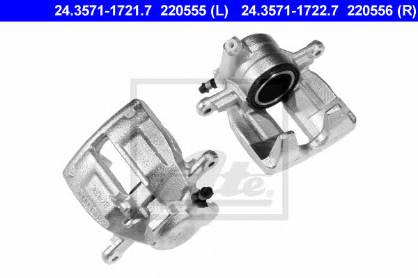 Ate 24.3571-1721.7 Brake caliper front left 24357117217: Buy near me at 2407.PL in Poland at an Affordable price!