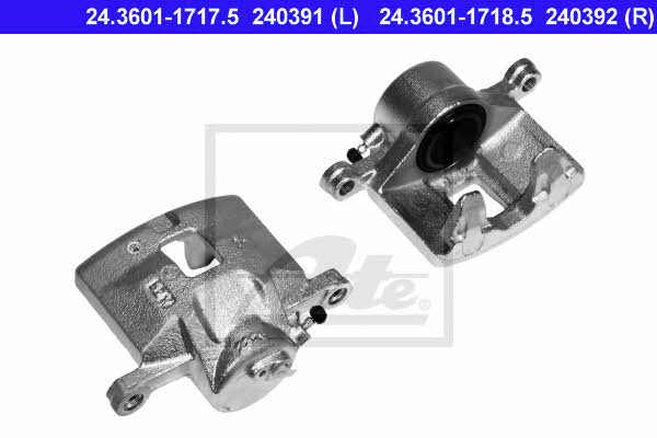 Ate 24.3601-1718.5 Brake caliper front right 24360117185: Buy near me in Poland at 2407.PL - Good price!