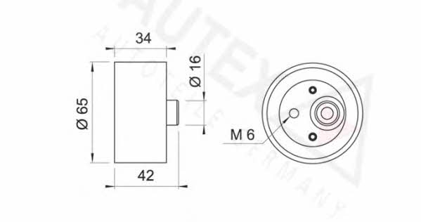 Autex 641111 Spannrolle, zahnriemen 641111: Kaufen Sie zu einem guten Preis in Polen bei 2407.PL!