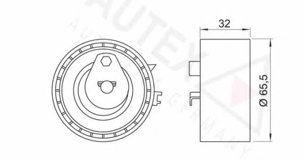 Autex 641169 Tensioner pulley, timing belt 641169: Buy near me in Poland at 2407.PL - Good price!