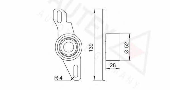 Autex 641235 Tensioner pulley, timing belt 641235: Buy near me in Poland at 2407.PL - Good price!
