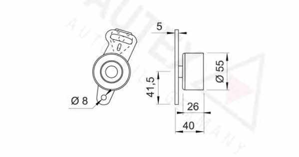 Autex 641320 Tensioner pulley, timing belt 641320: Buy near me in Poland at 2407.PL - Good price!
