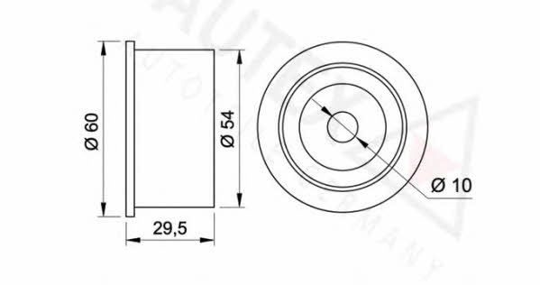 Autex 641441 Spannrolle, zahnriemen 641441: Kaufen Sie zu einem guten Preis in Polen bei 2407.PL!