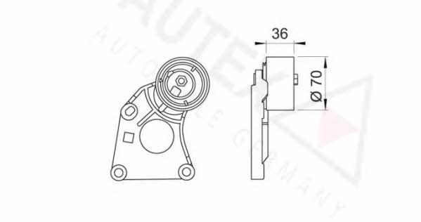 Autex 641549 Tensioner pulley, timing belt 641549: Buy near me in Poland at 2407.PL - Good price!