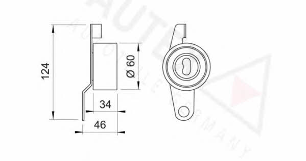 Autex 641597 Tensioner pulley, timing belt 641597: Buy near me in Poland at 2407.PL - Good price!