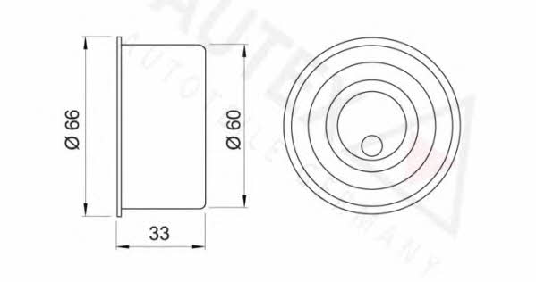 Autex 641732 Tensioner pulley, timing belt 641732: Buy near me in Poland at 2407.PL - Good price!