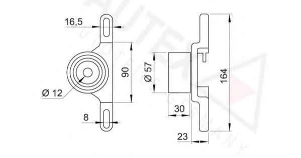 Autex 641789 Tensioner pulley, timing belt 641789: Buy near me in Poland at 2407.PL - Good price!