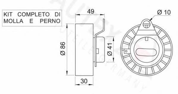 Autex 641793 Ролик ремня ГРМ 641793: Отличная цена - Купить в Польше на 2407.PL!