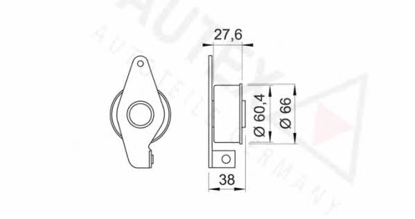 Autex 641797 Tensioner pulley, timing belt 641797: Buy near me in Poland at 2407.PL - Good price!