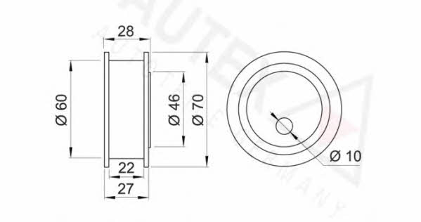 Autex 641920 Tensioner pulley, timing belt 641920: Buy near me in Poland at 2407.PL - Good price!