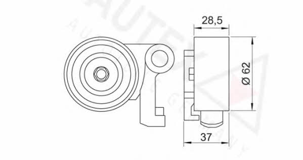 Autex 641962 Spannrolle, zahnriemen 641962: Kaufen Sie zu einem guten Preis in Polen bei 2407.PL!