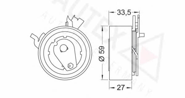 Autex 642002 Tensioner pulley, timing belt 642002: Buy near me in Poland at 2407.PL - Good price!