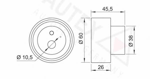 Autex 642065 Tensioner pulley, timing belt 642065: Buy near me in Poland at 2407.PL - Good price!