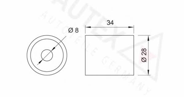 Autex 651051 Spannrolle, zahnriemen 651051: Kaufen Sie zu einem guten Preis in Polen bei 2407.PL!