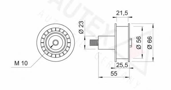 Autex 651145 Tensioner pulley, timing belt 651145: Buy near me in Poland at 2407.PL - Good price!