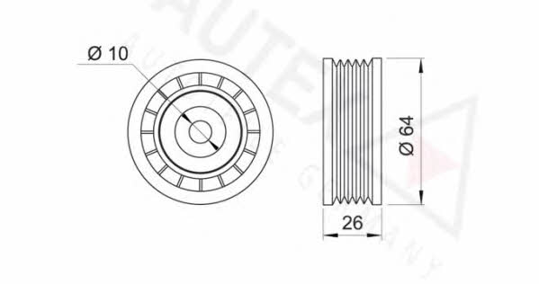 Autex 651291 Rippenriemenspannrolle (Antriebsriemen) 651291: Kaufen Sie zu einem guten Preis in Polen bei 2407.PL!