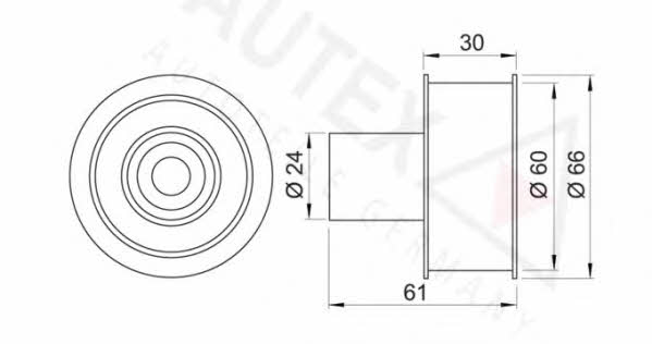 Autex 651382 Tensioner pulley, timing belt 651382: Buy near me in Poland at 2407.PL - Good price!