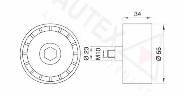 Autex 651396 Spannrolle, zahnriemen 651396: Kaufen Sie zu einem guten Preis in Polen bei 2407.PL!