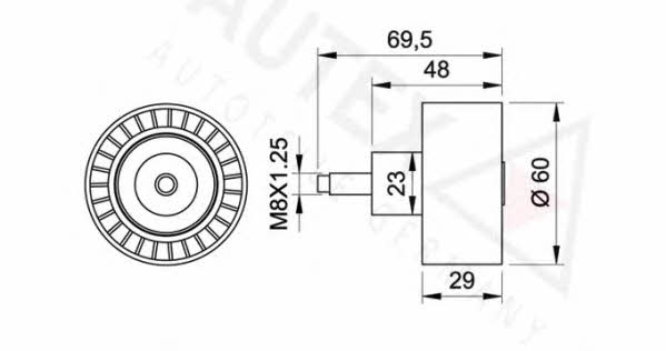 Autex 651777 Ролик ремня ГРМ 651777: Отличная цена - Купить в Польше на 2407.PL!