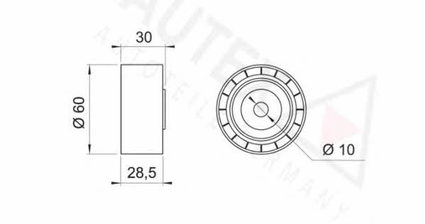 Autex 651794 Rippenriemenspannrolle (Antriebsriemen) 651794: Bestellen Sie in Polen zu einem guten Preis bei 2407.PL!