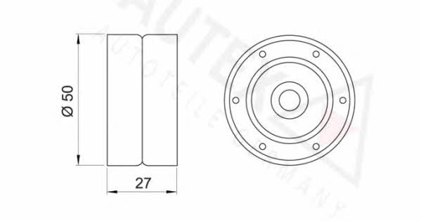 Autex 651811 Tensioner pulley, timing belt 651811: Buy near me in Poland at 2407.PL - Good price!