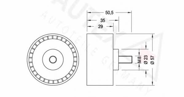 Autex 651917 Ролик ременя ГРМ 651917: Приваблива ціна - Купити у Польщі на 2407.PL!