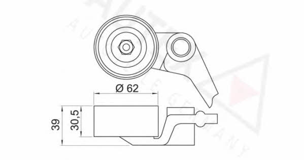 Autex 651982 Spannrolle, zahnriemen 651982: Kaufen Sie zu einem guten Preis in Polen bei 2407.PL!