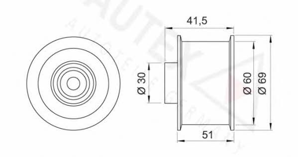 Autex 651984 Tensioner pulley, timing belt 651984: Buy near me at 2407.PL in Poland at an Affordable price!