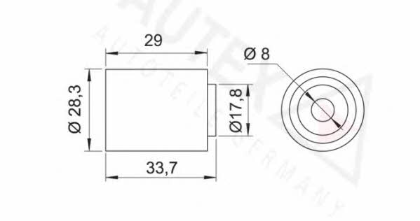 Autex 654216 Ролик ремня ГРМ 654216: Отличная цена - Купить в Польше на 2407.PL!