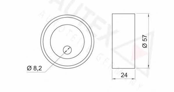 Autex 654222 Ролик ремня ГРМ 654222: Отличная цена - Купить в Польше на 2407.PL!