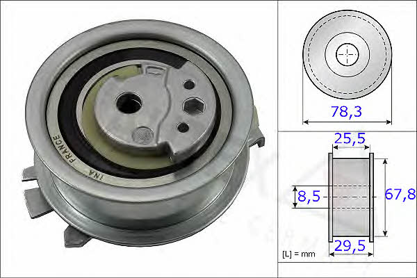 Autex 654760 Tensioner pulley, timing belt 654760: Buy near me in Poland at 2407.PL - Good price!