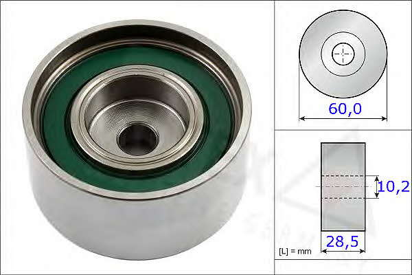 Autex 654816 Tensioner pulley, timing belt 654816: Buy near me in Poland at 2407.PL - Good price!