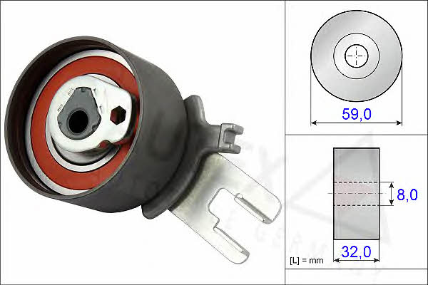 Autex 654825 Tensioner pulley, timing belt 654825: Buy near me in Poland at 2407.PL - Good price!