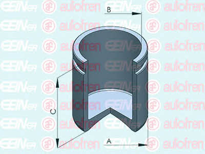 Autofren D025362 Front brake caliper piston D025362: Buy near me in Poland at 2407.PL - Good price!