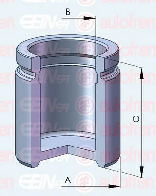 Autofren D025298 Rear brake caliper piston D025298: Buy near me at 2407.PL in Poland at an Affordable price!